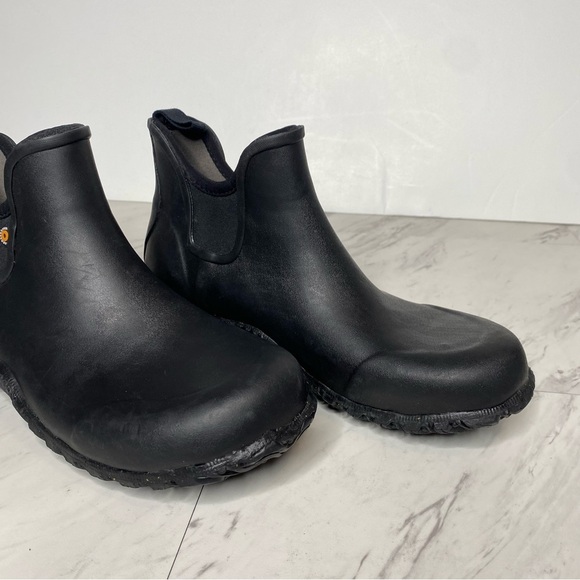 Bogs Basin Chelsea Black Men’s Rain Boot 7 - Picture 9 of 14